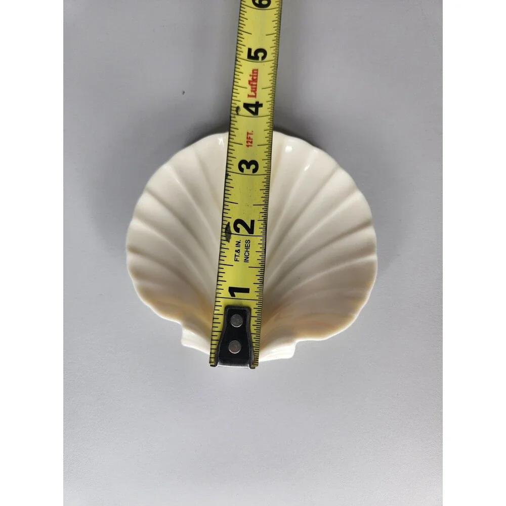 Gorgeous Vintage Lenox Sea Shell Scallop Shape All Purpose Dish 4” Set of 3
